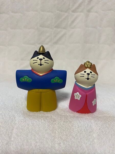 デコレコンコンブル 猫雛 立ち雛