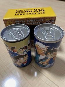 ◇ジョージア×名探偵コナン　オリジナルフェイク缶ケース　BOXセット　未使用　非売品②♪