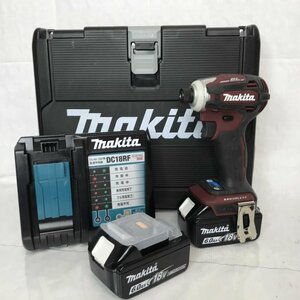 未使用に近い ｍａｋｉｔａ マキタ ＴＤ１７２Ｄ ＧＸＡＲ 充電式 インパクトドライバー １８Ｖ ６．０Ａｈ フルセット 電動工具/233