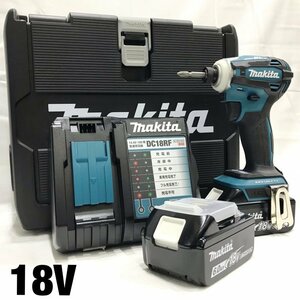 未使用に近い ｍａｋｉｔａ マキタ ＴＤ１７２Ｄ ＲＧＸ 充電式 インパクトドライバー １８Ｖ ６．０Ａｈ ブルー 青 電動工具/248