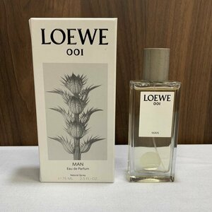 ＬＯＥＷＥ ００１マン ＭＡＮ ７５ｍｌ メンズ 香水 中古 ロエベ マン オードゥ パルファム フレグランス ＵＳＥＤ 雑貨/247