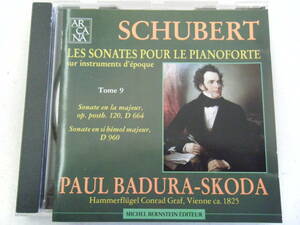 パウル・バドゥラ＝スコダ　シューベルト　ソナタ　輸入　PAUL BADURA SKODA SCHUBERT　