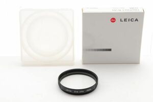 #1993◆送料無料◆LEICA ライカ E46 UVa FILTER 13004 46mmフィルター 黒枠 ブラック 元箱