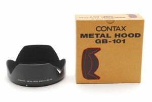 #1927◆送料無料◆CONTAX コンタックス GB-101 メタルフード METAL Hood 645 35mm F3.5用 元箱