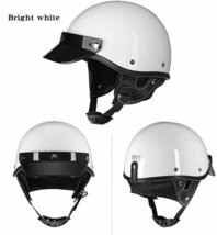 バイク レトロ ヘルメット ハーレー ヴィンテージ ハーフヘルメット 軽量 メンズ レディース モデル ジェットヘルメット 人気質_画像2