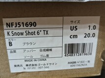 【中古】 THE NORTH FACE K Smow Shot6 20cm 子供用 ブーツ トレッキング シューズ ノースフェイス スノー ジュニア jr キッズ 靴 _画像7