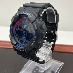 181 CASIO カシオ G-SHOCK Gショック クォーツ メンズ 腕時計 GA-100-1A2 ビッグケース 動作確認済