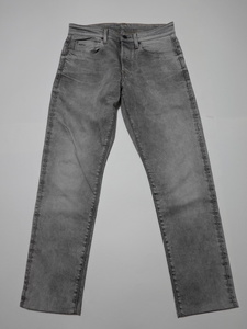 ●G-STAR RAW ジースター ブラックデニム W30 革パッチ ボタンフライ ●0123●