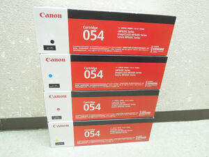 3375) 新品 Canon キャノン 純正トナーカートリッジ CRG-054 ブラック マゼンタ シアン イエロー 4色セット