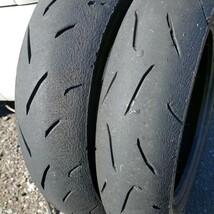 DUNLOP TT93GP 100/90-12 120/80-12 MEDIUM-SOFT 中古前後セット ダンロップ NSF100_画像1