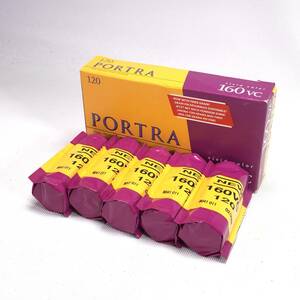 1スタ 期限切れ Kodak PORTRA 160VC 120 コダック ポートラ フィルム 5本 現状販売品 1円 ヱOA4