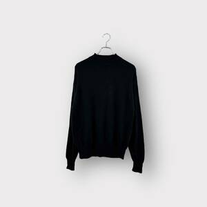 ○カシミヤ100%○ CASHMERE 長袖セーター ニット ブラック 無地 サイズXL トップス レディース ヴィンテージ 6