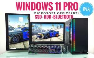 極品 ハイスペックゲーミングPC /Core i7 4770/GTX1060/SSD1000GB+HDD1000GB /Windows 11 Pro/Office2021/Wi-Fi/Bluetooth/ - E22