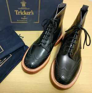 新品 Tricker's M2508 Malton UK8 トリッカーズ モールトン カントリーブーツ 26.5cm