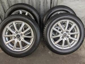 B/S　PREO　15インチ　5.5J+42　PCD100　4穴　175/65R15　4本　ヤリス　アクア　フィット　スイフト　