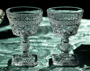 1932年～ インペリアルグラス ケープコッド ゴブレット リキュール カクテルグラス 2個セット 酒 吟醸 オードブル ビンテージアンティーク 