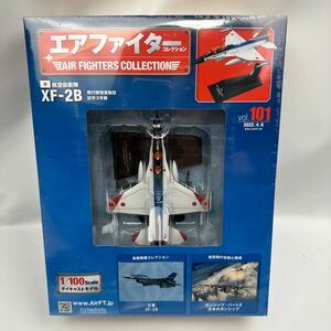 新品 未開封 エアファイターコレクション 101 航空自衛隊 XF-2B 飛行開発実験団試作3号機 hachette 1/100 完成模型　