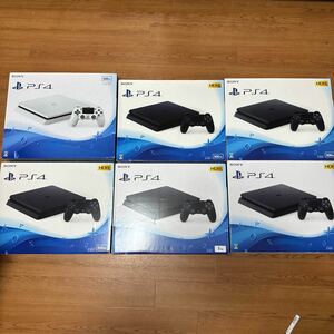 PS4 箱のみ 6個 まとめ CUH 2000 2100 2200 ジェットブラック プレステ4本体 PlayStation4 SONY 空箱 空き箱 箱