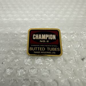 TANGE / CHAMPION no2 デカール NEW OLD STOCK 