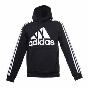 adidas（アディダス） アディダス エッセンシャルズ 3ストライプス 裏起毛 スウェットパーカーH14641サイズ O