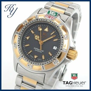 1円～ 3ヶ月保証付き 磨き済み 美品 本物 TAGHEUER タグホイヤー 4000 WF1422 コンビ レディース 時計