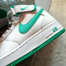 新品 正規品 NIKE ナイキ AIR FORCE1 MID エアフォース1 ミッド 白 ホワイト ジェィド 30cm US12 箱付き_画像2