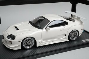 ignition model イグニッションモデル 1/18 TOYOTA トヨタ スープラ JZA80 RZ ホワイト ※難あり IG1352