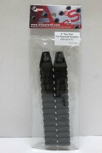 ▽★ ARES アレス 3 インチ キー レイル フォー キーモッド(2pcs/pack) KM-R-001 ブラック