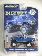 ▽ GREEN LIGHT グリーンライト 1/64 FORD フォード BIGFOOT #1 THE ORIGINAL MONSTER TRUCK 1974 F-250 モンスタートラック_画像1