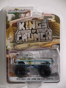 ▽ GREEN LIGHT グリーンライト 1/64 FORD フォード KINGS OF CRUNCH 1979 F-250 CRIME TIME STATE TROOPER 49110-C