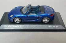 ミニチャンプス PMA 1/43 PORSCHE ポルシェ ボクスターS (981) 2012 ブルーメタリック 410061030_画像2