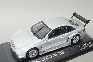 ミニチャンプス PMA 1/43 Mercedes Benz メルセデスベンツ CLK クーペ DTM 2002 シルバー 京商特注 403023200