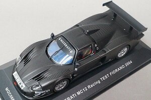 IXO イクソ 1/43 MASERATI マセラティ MC12 レーシング 2004フィオラノテストカー マットブラック MOC066