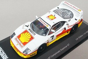 IXO イクソ 1/43 Ferrari フェラーリ F40 コンペティツィオーネ 世界スーパーカーGT選手権 イタリアGP 1993 #7 MDC015