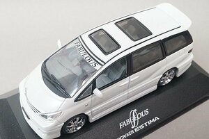 AOSHIMA アオシマ 1/43 TOYOTA トヨタ ファブレス ACR/MCRエスティマ (ホワイト) 072677