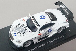 EBBRO エブロ 1/43 LEXUS レクサス フォーラム エンジニアリング SC430 スーパーGT500 2007 #6 ホワイト 43909