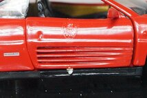 Hot Wheels ホットウィール 1/43 Ferrari フェラーリ 348 TB 1989 レッド 22174 ※ジャンク 目立つ塗装剥げ_画像4