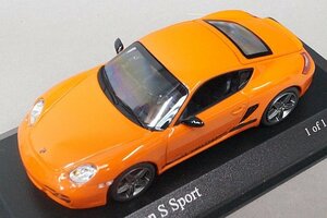 MINICHAMPS ミニチャンプス 1/43 Porsche ポルシェ ケイマン S Sport (987) 2008 オレンジ 400065625