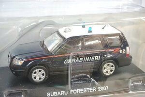 DeAGOSTINI デアゴスティーニ 1/43 SUBARU スバル FORESTER フォレスター 2007 Carabinieri イタリア警察 ※外箱等欠品