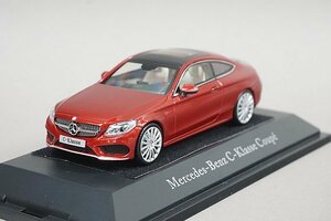 京商 1/43 Mercedes Benz メルセデスベンツ Cクラス クーペ ヒヤシンスレッドメタリック ディーラー特注 B66960531