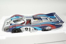 AOUTart オートアート 1/18 Porsche ポルシェ 917L ロングテール ルマン LM レーシングカー 1971 #21 MARTINI マルティニ 87171_画像1