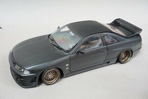 AUTOart オートアート 1/18 NISSAN 日産 スカイライン GT-R R33 ニスモ Rチューン マット・ブラック ※カスタマイズ品 77324