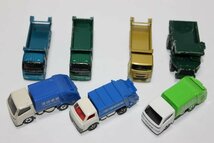 ▽ジャンク TOMICA トミカ いすゞ GIGA/ダンプカー/ゴミ収集車 TOYOTA DYNA など色々7点セット 本体のみ_画像1