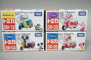TOMICA トミカ ディズニーモータース DM-04 チムチム ミッキーマウス / DM-05 ミニーマウス など4点セット