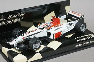 ミニチャンプス PMA 1/43 Honda ホンダ B・A・R ホンダ 005 佐藤琢磨 日本GP 2003 #16 400030116