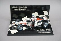 ミニチャンプス PMA 1/43 Honda ホンダ レーシング F1チーム RA106 J.バトン 1st Win Hungary GP 2006 #12 400060112_画像2