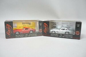 Bang バン 1/43 フェラーリ 250 GT スペシャル レッド / メルセデスベンツ 300 SL ガルウイング メタリックグレー 2点セット