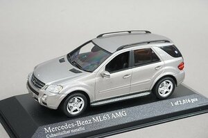 ミニチャンプス PMA 1/43 Mercedes Benz メルセデス ベンツ ML63 AMG 2006 シルバー ※外箱欠品