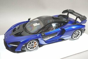 AUTOart オートアート 1/18 McLaren マクラレーン Senna セナ メタリックブルー 76079