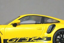 IXO イクソ 1/43 Porsche ポルシェ 911 (991) GT3 RS 2017 イエロー MOC299_画像2